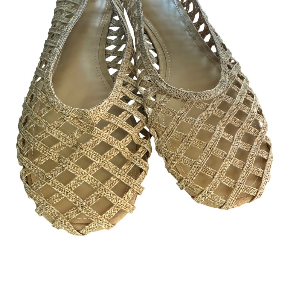 mango NATURAL FIBER BALLET FLATS - Picture 8 of 11